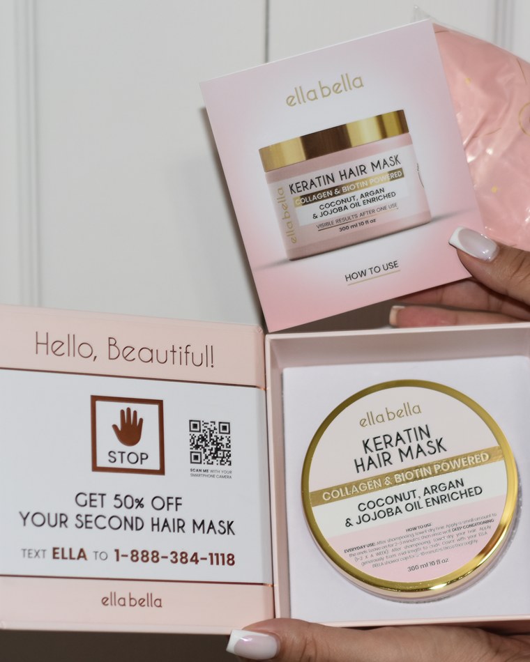 Ella Bella keratin hair mask UGC photo