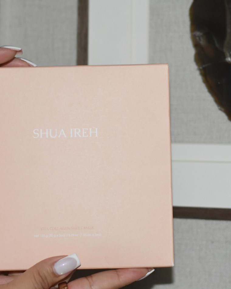 Shua Ireh collagen sheet mask UGC photo